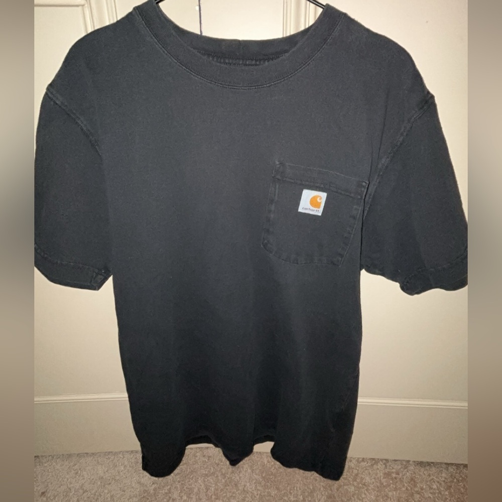 Black small carhartt shirt